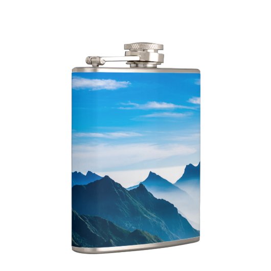 Morning Mountains Mist Landschap Heupfles (Rechts)