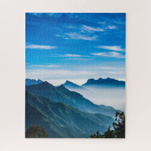 Morning Mountains Mist Landschap Legpuzzel