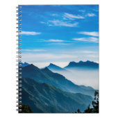 Morning Mountains Mist Landschap Notitieboek (Voorkant)