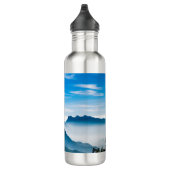 Morning Mountains Mist Landschap Waterfles (Rechts)