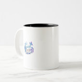 morning mug tweekleurige koffiemok (Voorkant links)