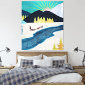 Morning Musher Canvas Afdruk (Insitu (Slaapkamer))