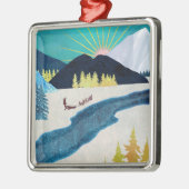 Morning Musher Metalen Ornament (Links)
