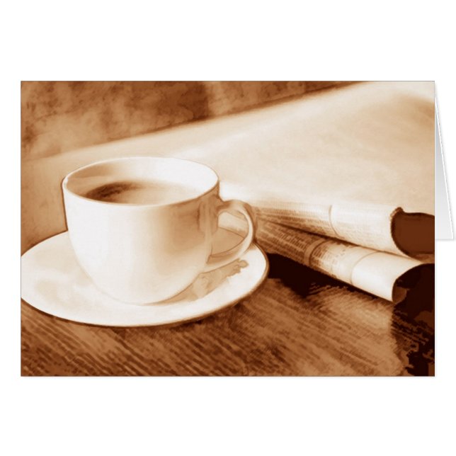 Morning News en Coffee (Voorkant Horizontaal)