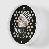 Morning Owl Black Tan Polka Dots (Hoek)