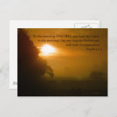 Morning Prayer | Briefkaart (Voorkant / Achterkant)