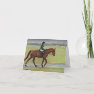 Morning Ride Horse Art Note Kaart