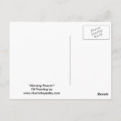 Morning Rooster Art Reproduction Briefkaart (Achterkant)