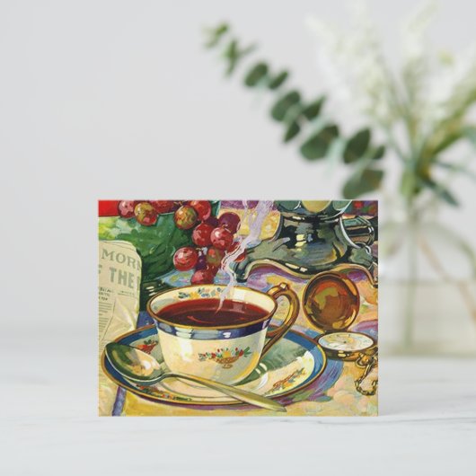 Morning Routine Retirement Invitations Nog LIfe Kaart (Staand voorkant)