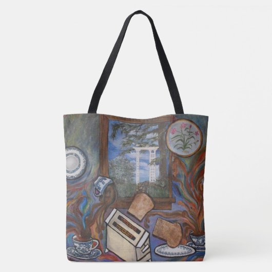 Morning Rush Canvas tas (Achterkant)