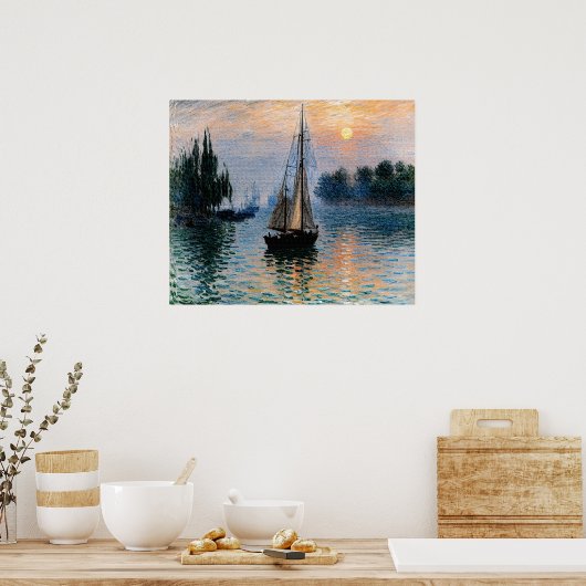 Morning Sail Poster (Keuken)