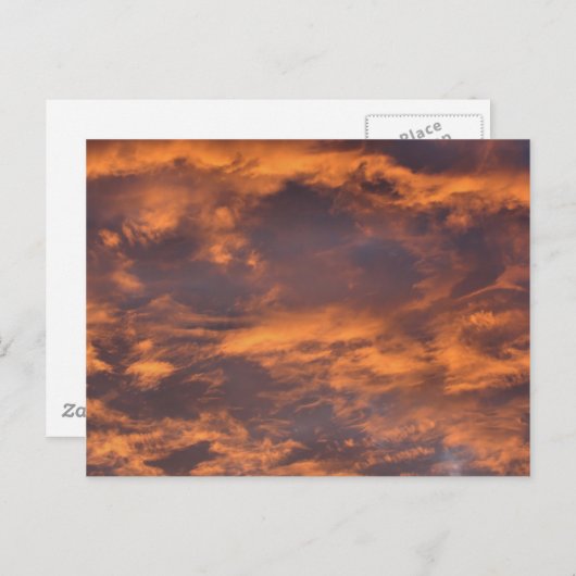 Morning Sky Clouds Natuur Fotografie Briefkaart (Voorkant / Achterkant)