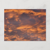 Morning Sky Clouds Natuur Fotografie Briefkaart (Voorkant)