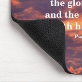 Morning Sky Psalm 19:1 Inspirerend Muismat (Hoek)