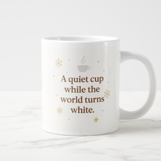 Morning Snowfall | A Quiet Cup | Winter Mug (Droite)