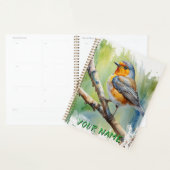 Morning Song robin peinture d'oiseaux (Devant avec enveloppe)