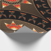 Morning Star (bruin) Cadeaupapier (Hoek)