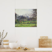 Morning Sun, herfst, Eragny, 1897 Poster (Keuken)