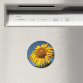 Morning Sunflower Magneet (Insitu (Vaatwasser))