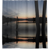 Morning Sunrise over River Reflections Douchegordijn (Voorkant)
