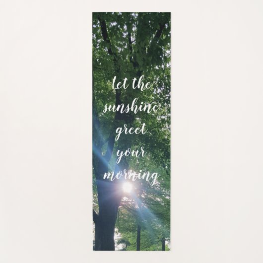 Morning Sunrise Yoga Mat (Voorkant)