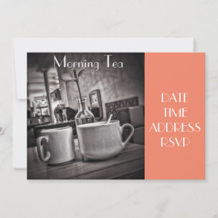 Morning Tea cafe party Kaart