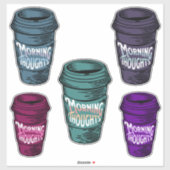 Morning Thoughts Sticker (Feuille)