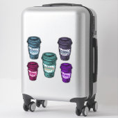 Morning Thoughts Sticker (Sur valise)