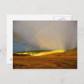 Morning Thunderstorm Mountain Rainbow Briefkaart (Voorkant / Achterkant)