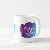 Morning Vibe Brush Stroke Mug (Devant droit)