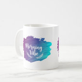 Morning Vibe Brush Stroke Mug (Devant gauche)