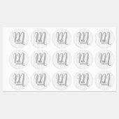 Morning Vibe Persoonlijk Monogram Labels (Vel)