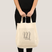 Morning Vibe Persoonlijk Monogram Tote Bag (Voorkant (product))