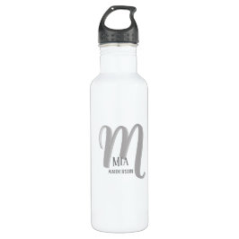 Morning Vibe Persoonlijk Monogram Waterfles