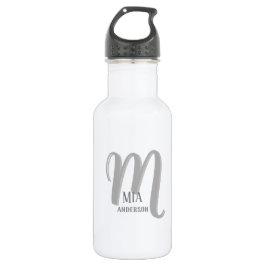 Morning Vibe Persoonlijk Monogram Waterfles
