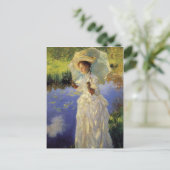 Morning Walk van John Singer Sargent Briefkaart (Staand voorkant)