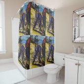 Morning's Catch, Harbour Island, Bahamas Douchegordijn (In situ)