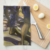 Morning's Catch, Harbour Island, Bahamas Theedoek (Quarter Fold)