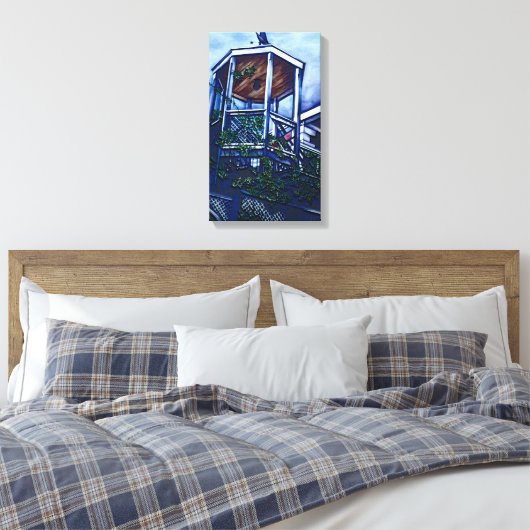 Morning's Light, Harbour Island Canvas Afdruk (Insitu (Slaapkamer))