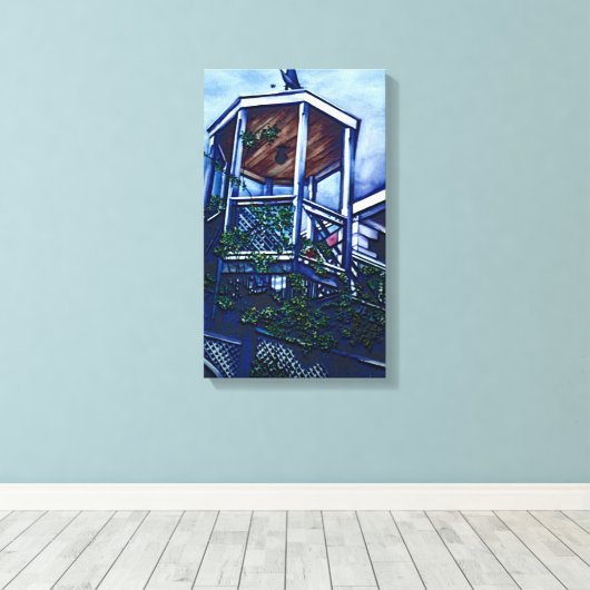 Morning's Light, Harbour Island Canvas Afdruk (Insitu (Houten vloer))