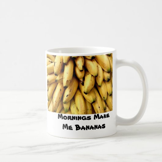 Mornings maakt me Bananas Koffiemok (Rechts)