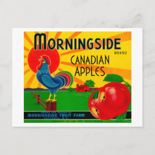Morningside Apple LabelCanada Briefkaart