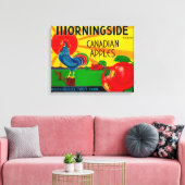 Morningside Apple LabelCanada Canvas Afdruk (Insitu (Woonkamer))