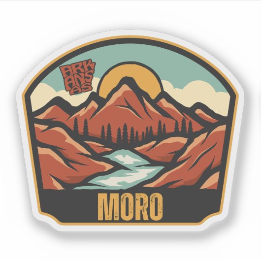 Moro, Arkansas Sticker (Voorkant)