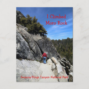 Moro Rock Sequoia National Park Briefkaart