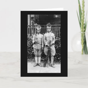 Moro Soldaten Filipijnen 1909 Kaart