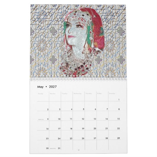 Moroccan Amazigh Beauty Calendrier (Mai 2027)
