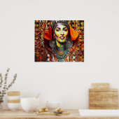 Moroccan Amazigh Beauty Poster (Keuken)
