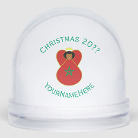 Moroccan Angel Christmas Flag Personalized