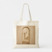 Moroccan Arch Tote Bag | Minimalist Riad Inspired (Dos)